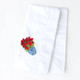 8 Oak Lane Gifts Poinsettia Embroidered Dinner Napkin