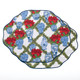 8 Oak Lane Poinsettias Reversible Scalloped Placemat