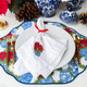 8 Oak Lane image of Poinsettias Reversible Scalloped Placemat