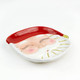 8 Oak Lane Gifts Red Santa Dessert Plate