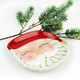 8 Oak Lane image of Red Santa Dessert Plate