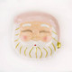 8 Oak Lane Pink Santa Dessert Plate