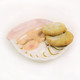 8 Oak Lane image of Pink Santa Dessert Plate