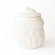 Detail of 8 Oak Lane White Santa Cookie Jar