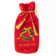 8 Oak Lane Gifts Wreath Embroidered Wine Bag