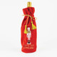 8 Oak Lane Nutcracker Embroidered Red Wine Bag