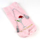8 Oak Lane Gifts Martini Embroidered Pink Wine Bag