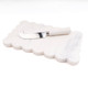 8 Oak Lane Gifts Marble Scalloped Cheese Board & Knife Set