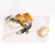 Detail of 8 Oak Lane Marble Scalloped Cheese Board & Knife Set