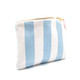 8 Oak Lane Gifts Blue Stripe Terry Flat Pouch - Small