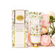 8 Oak Lane botanical berry hand cream 100ml in pink floral packaging with strawberry and vine pattern (front view)