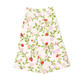 8 Oak Lane botanical berry kitchen towel set with pink floral and strawberry vine pattern (front view)