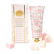 8 Oak Lane vanilla blush hand cream 100ml in soft pink floral packaging with gold accents (front view)