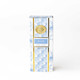 Boxed sea salt hand cream 100ml with blue toile print and yellow accents (packaging view)