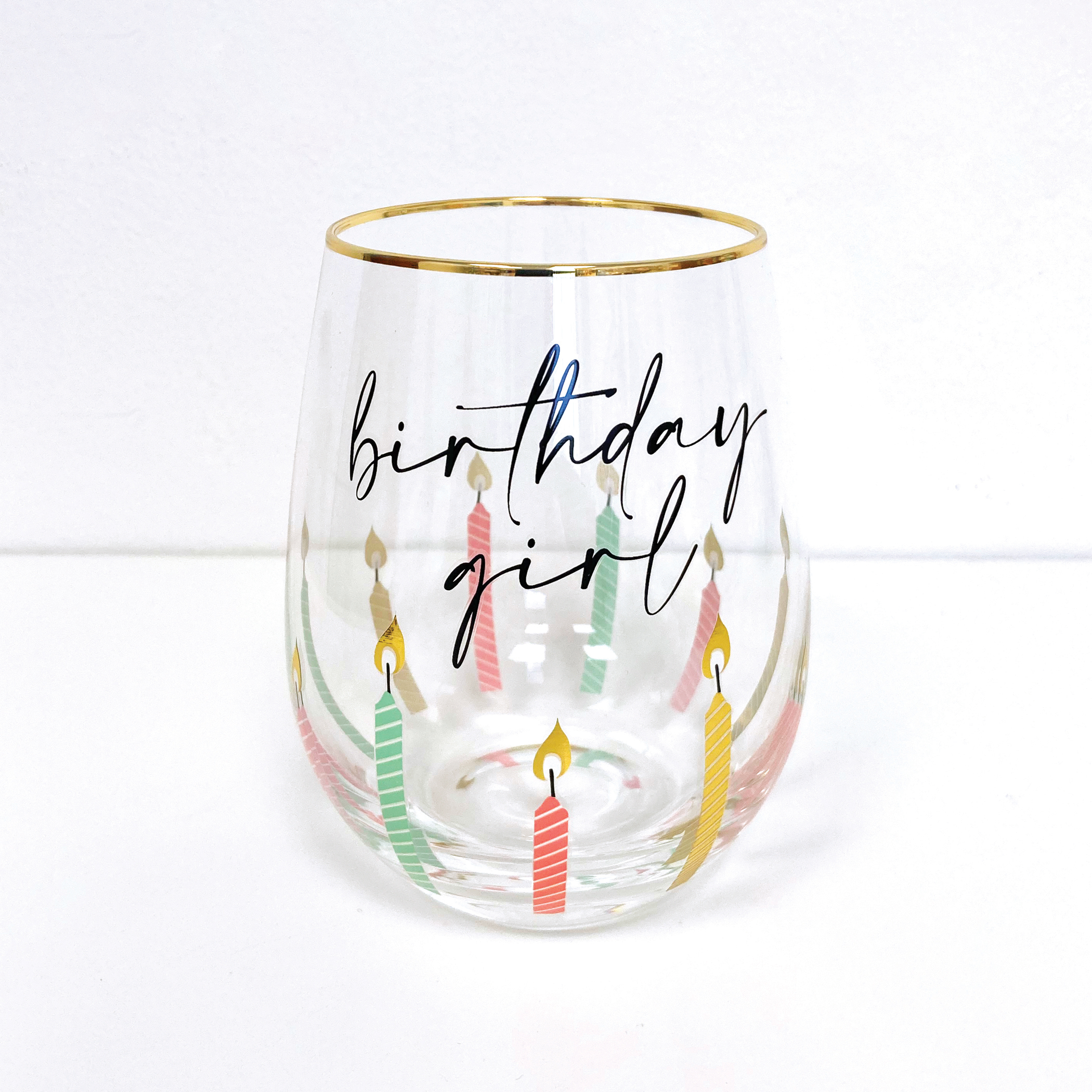 Raise A Glass Birthday Girl Oversized Wine Glass, Size: One Size