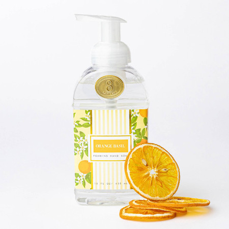 Orange Basil 15oz Foaming Hand Soap - 8 Oak Lane