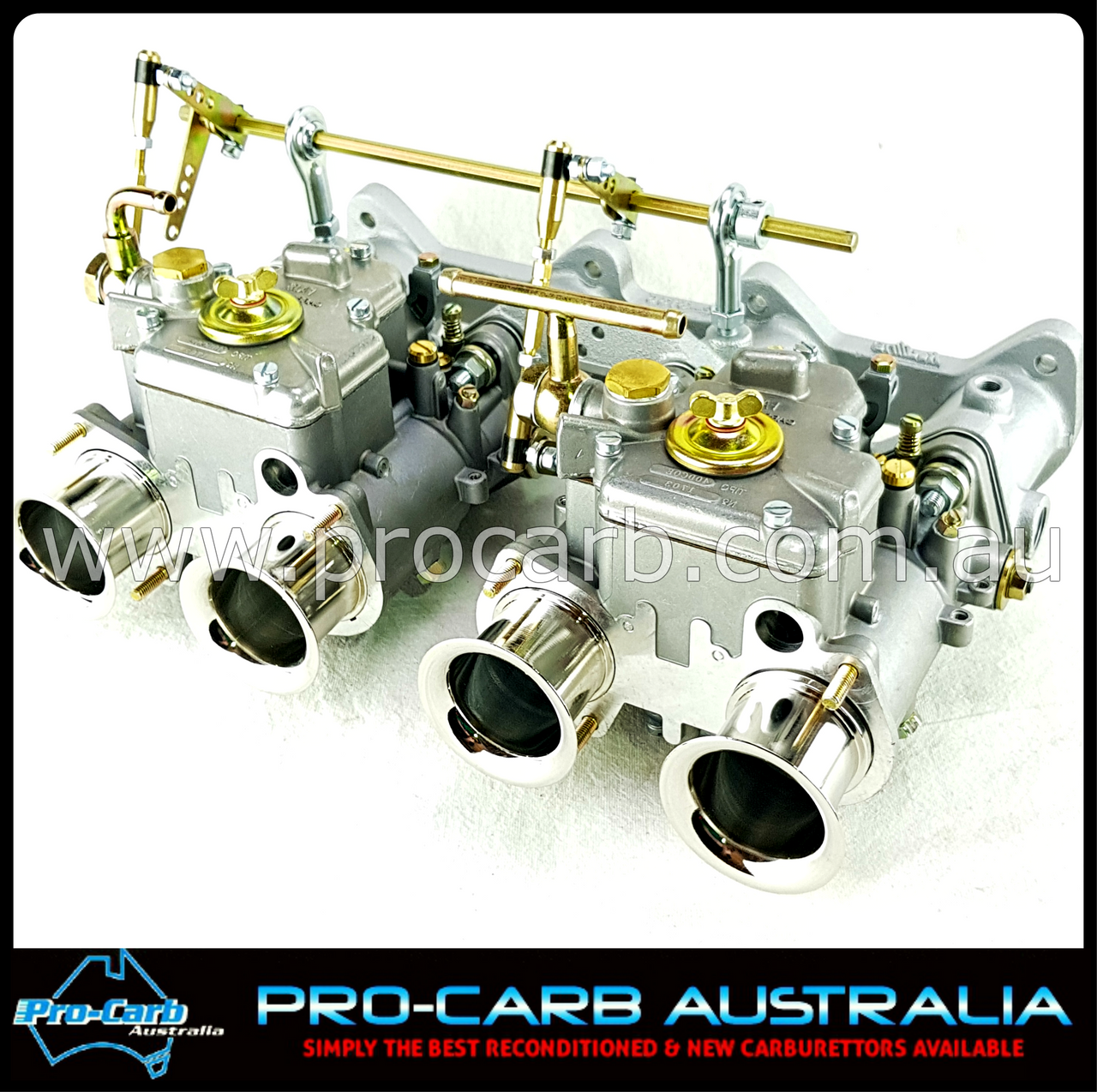 Toyota 3K 4K 5K Engines 2 x 45DCOE Genuine FAJS (Weber
