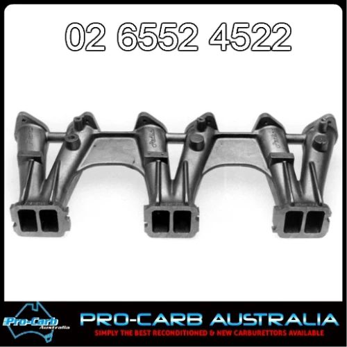 Holden 45DCOE FAJS 6CYL Blue Black 12 Port 202 (Weber Type) TRIPLE CARBURETOR PACKAGE