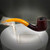 BriarWorks Pipes- Bent Amber