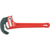 RIDGID 14 in. Aluminum RapidGrip Ratcheting Pipe Wrench with Secure Grip Hook/Jaw Design with 2 in. Jaw Capacity