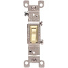 Leviton 15 Amp Single Pole Switch, Ivory (10-Pack)