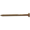 Grip-Rite #10 x 3-1/2 in. Phillips Bugle-Head Coarse Thread Gold Screws (1 lb./Pack)