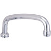 Central Brass 8 in. Swivel Spout in Polished Chrome for Central Brass Faucets
