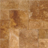 MSI Riviera Gold Travertine Tumbled Paver Kits (120 pieces/160 sq. ft./Pallet)