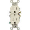 Leviton 15 Amp Tamper-Resistant Duplex Outlet, White (10-Pack)