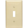 Leviton 1-Gang Ivory Midway Toggle Nylon Wall Plate (10-Pack)