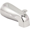 Delta 5.56 in. Long Pull-Up Diverter Tub Spout in Chrome
