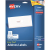Avery 1 in. x 2-5/8 in. White Easy Peel Inkjet Address Labels (750 per Pack)