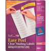 Avery Dennison AVERY EASY PEEL LASER MAILING LABELS, 1 X 4, CLEAR, 1000/BOX