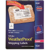 Avery 5-1/2 in. x 8-1/2 in. White Weatherproof Laser Shipping Labels (100 per Pack)