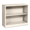 HON COMPANY METAL BOOKCASE, 2 SHELVES, 34-1/2W X 12-5/8D X 29H, PUTTY