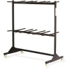 Safco 64-1/2 in. W x 33-1/2 in. D x 70-1/4 in. H Steel 2-Tier Chair Cart in Black Safco 64-1/2 in. W x 33-1/2 in. D x 70-1/4 in. H Steel 2-Tier Chair Cart in Black