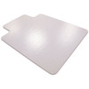 Cleartex 48 in. x 53 in. Polycarbonate Chair Mat with Lip, Clear Cleartex 48 in. x 53 in. Polycarbonate Chair Mat with Lip, Clear