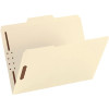 Smead Folder 2-Fasteners 1/3 Cut Assorted Top Tab Letter, Manila (50/Box)