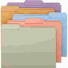 SMEAD MFG. FILE FOLDERS, 1/3 CUT TOP TAB, LETTER, ASSORTED COLORS, 100/BOX