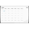 Quartet 18 in. x 30 in. White Board with Magnetic Surface and Silver (1-Each)