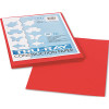 PACON CORPORATION TRU-RAY CONSTRUCTION PAPER, 76 LBS., 9 X 12, HOLIDAY RED, 50 SHEETS/PACK