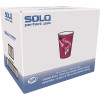 SOLO 10 oz. Bistro and Maroon Paper Hot Drink Cups (300 per Carton)