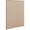 Basyx 60 in. W x 60 in. H Gray Verse Office Panel