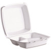 DART Triple-Compartment Foam Container