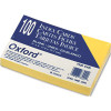 Esselte Pendaflex Corp. PENDAFLEX UNRULED INDEX CARDS, 3 X 5, CANARY, 100/PACK
