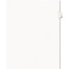 Avery Dennison AVERY AVERY-STYLE LEGAL SIDE TAB DIVIDER, TITLE: 5, LETTER, WHITE, 25/PACK