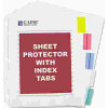 C-Line Products, Inc SHEET PROTECTORS W/5 COLORED INDEX TABS & INSERTS, HEAVY GAUGE, LETTER