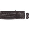 Logitech MK120 Wired Desktop Set, Keyboard/Mouse, USB, Black