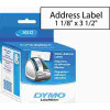 Dymo ADDRESS LABELS, 1-1/8 X 3-1/2, WHITE, 700/BOX