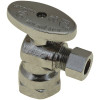DuraPro 1/2 in. IPS x 3/8 in. Quarter Turn Angle Stop, Compression, Lead Free